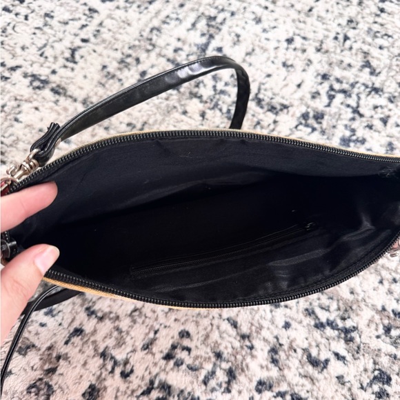 Cat Mailbox Paw Print Kitty Letterbox Tan Crossbody Bag Convertible Wristlet - Picture 7 of 10